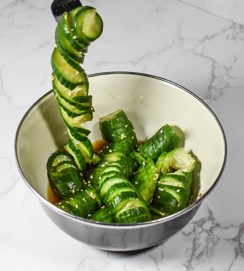 Addicting Cucumber Salad aka Tik Tok Torpedos! The Relatable Chef