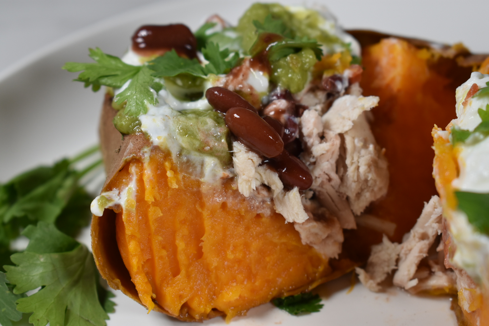 5 Minute Burrito Stuffed Sweet Potato The Relatable Chef