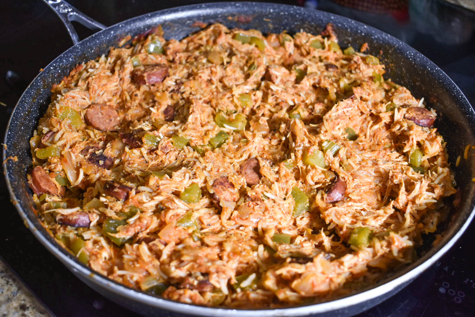 Chicken and Smoked Turkey Sausage Jambalaya The Relatable Chef