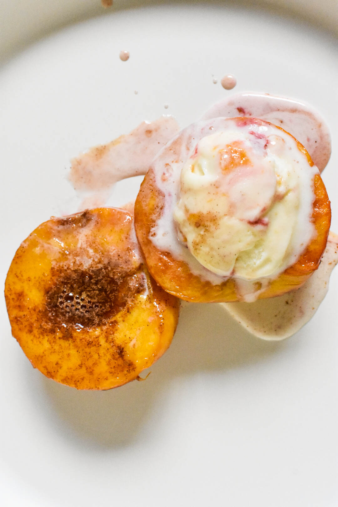 10 Minute Air Fryer Peaches The Relatable Chef