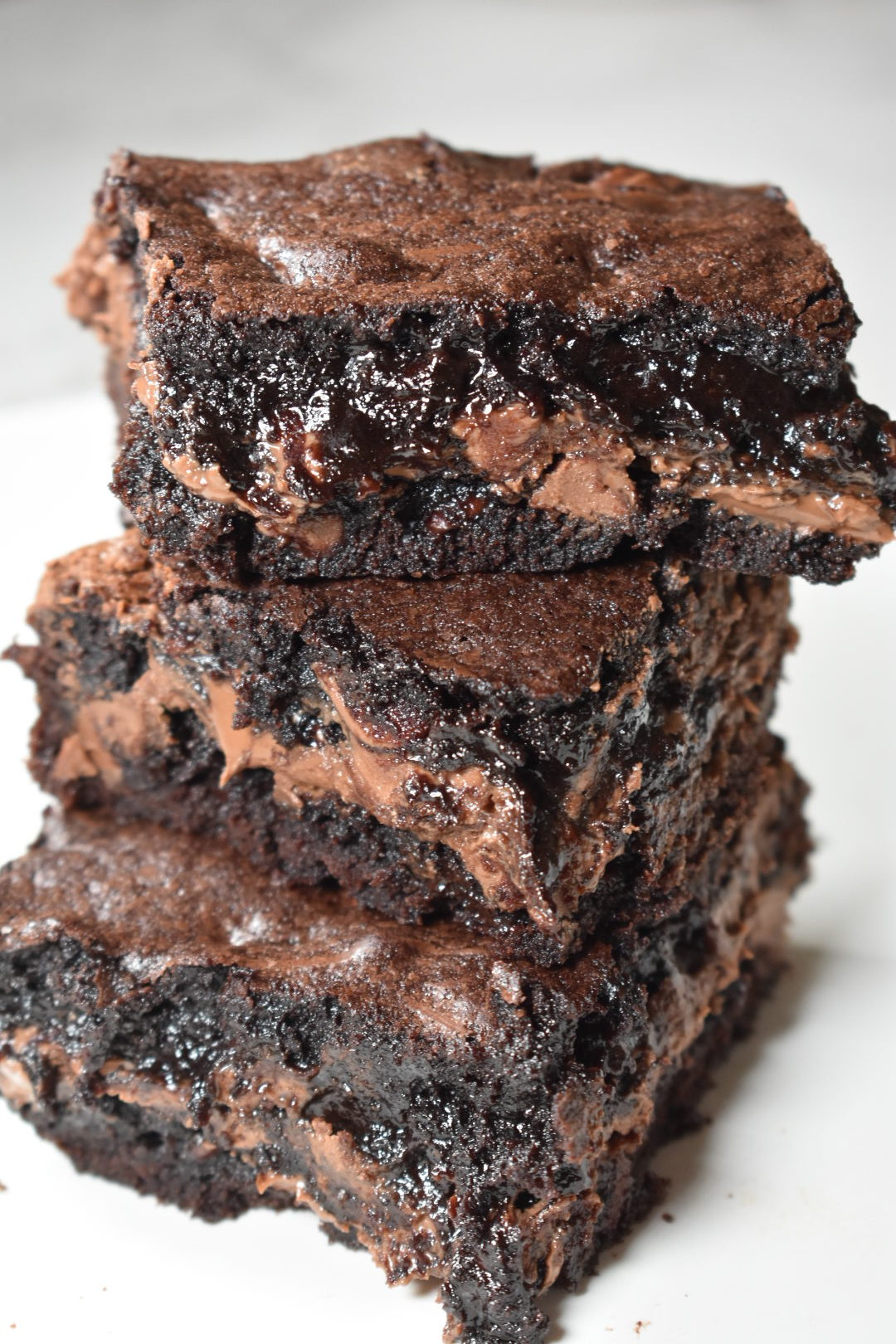 Nutella Stuffed Brownies The Relatable Chef