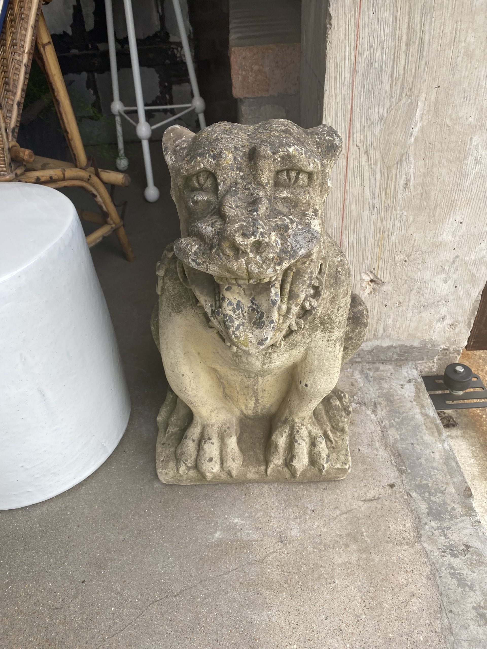 Pair of Smiling Gargoyle Dogs The Renner Project