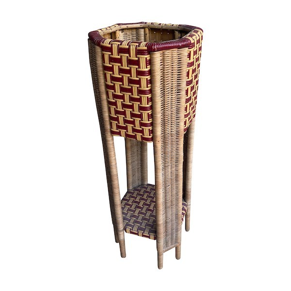 SOLD Rattan Plant Stand, France, 1950’s The Renner Project