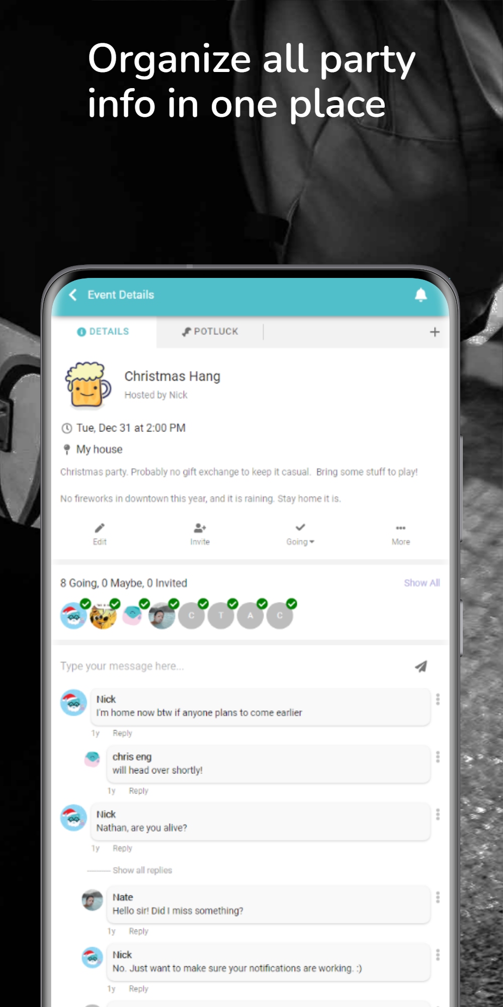 Party Planning App Event Planning App ThereOrSquare