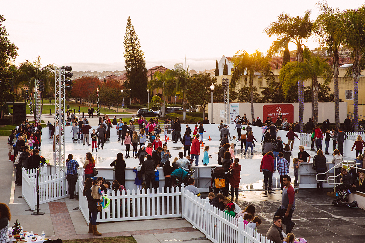 Did You Know There's An Ice Rink At Liberty Station? Neither Did We!