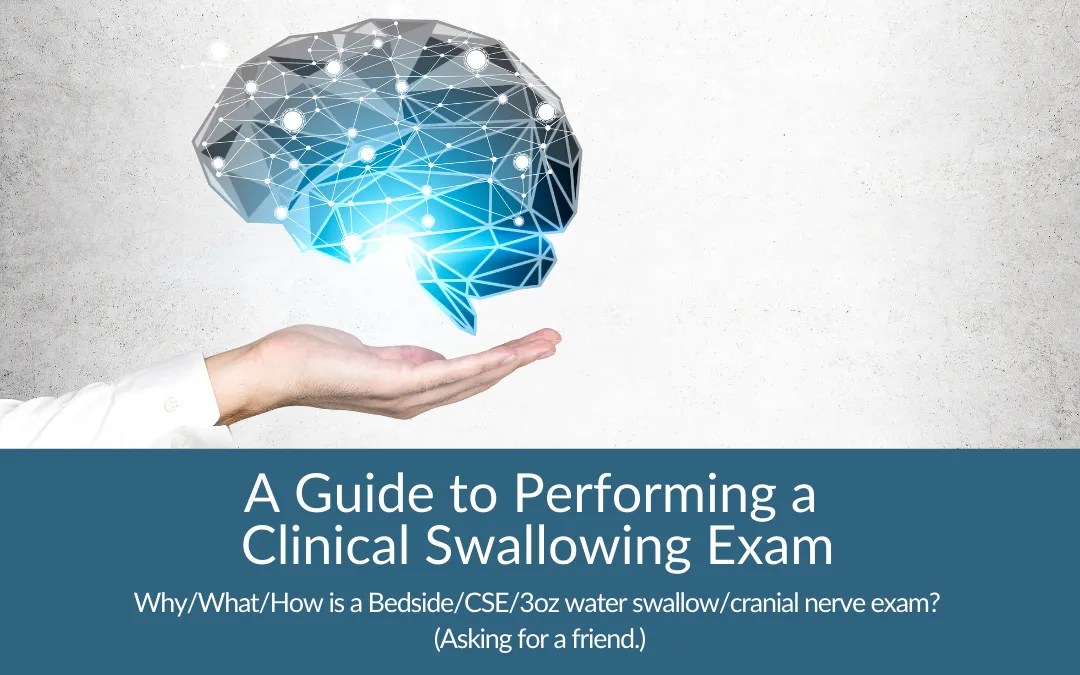 Why/What/How is a Bedside/CSE/3oz water swallow/cranial nerve exam