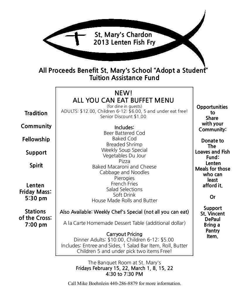 Saint Margaret Mary Alacoque Fish Fry at Marcel Messick blog