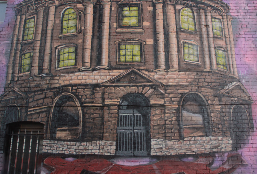 Oxford Largest Mural 17m high Reves One