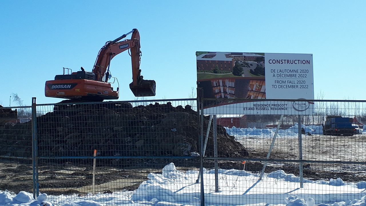 Construction begins at new Prescott and Russell Residence site The