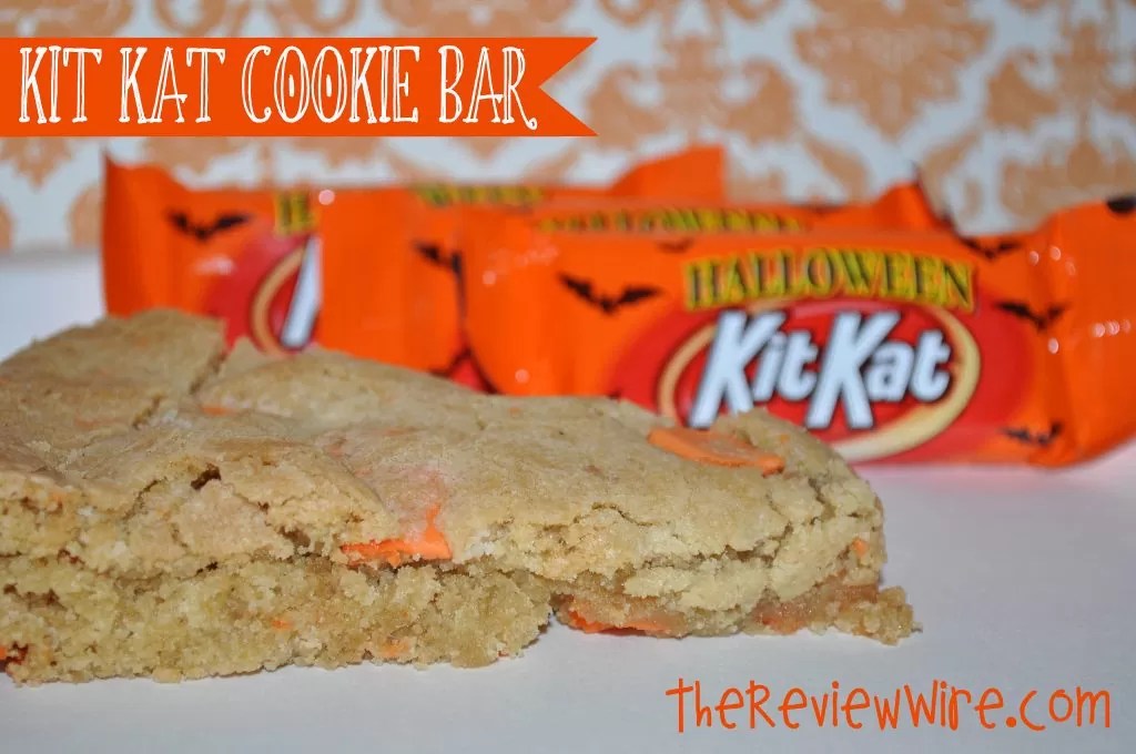 Celebrate Halloween With A Hershey's Kit Kat Cookie Bar Recipe