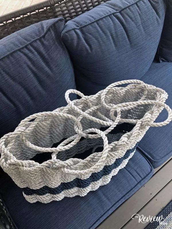 Nautical Rope Basket from The Grommet The Review Wire