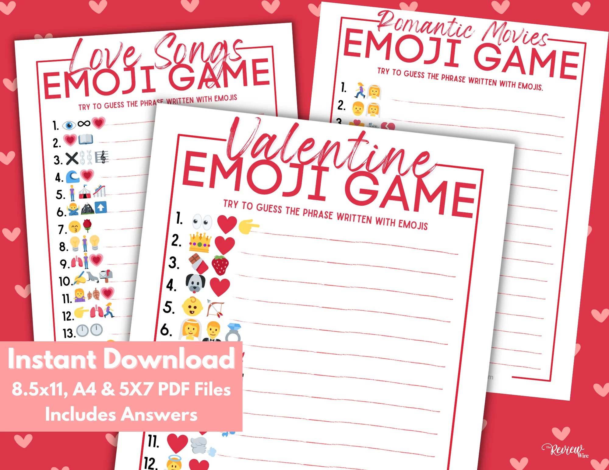 Valentine Emoji Games The Review Wire
