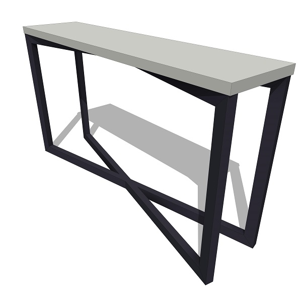 James De Wulf Gooding Console Table [10455] 5.00 Revit families
