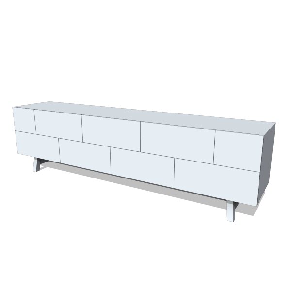 NONO Brick TV [10419] 5.00 Revit families, Modern Revit