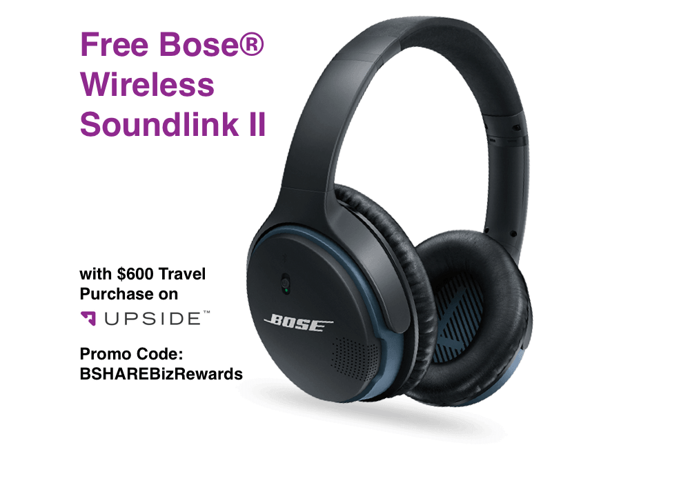 Free Bose Soundlink II Wireless Headphones w/ 600 Travel