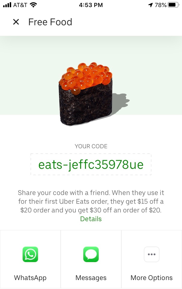 $15 Off $20 Purchase for New Users at Uber Eats Hip2Save