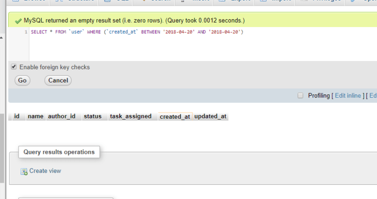 Mysql select query for date between two same dates Therichpost