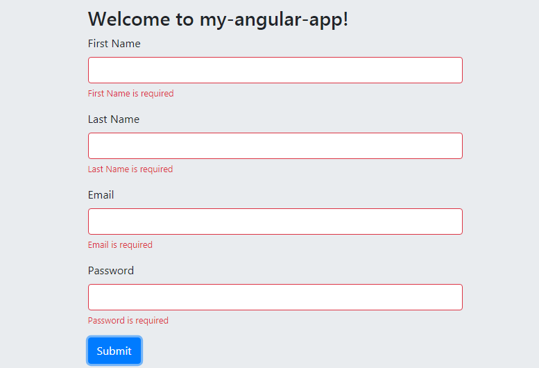 Save Angular 6 Form Data in Mysql Database Therichpost