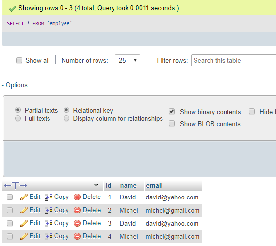 Angular 9 with mysql database working example Therichpost