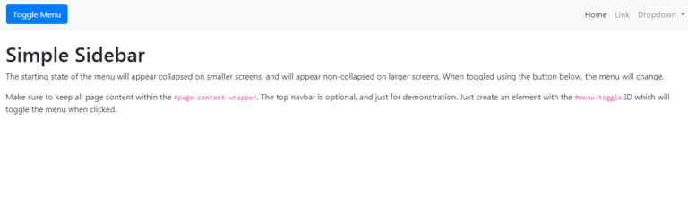 How to make simple sidebar template with Bootstrap 4 and Angular 9? Therichpost