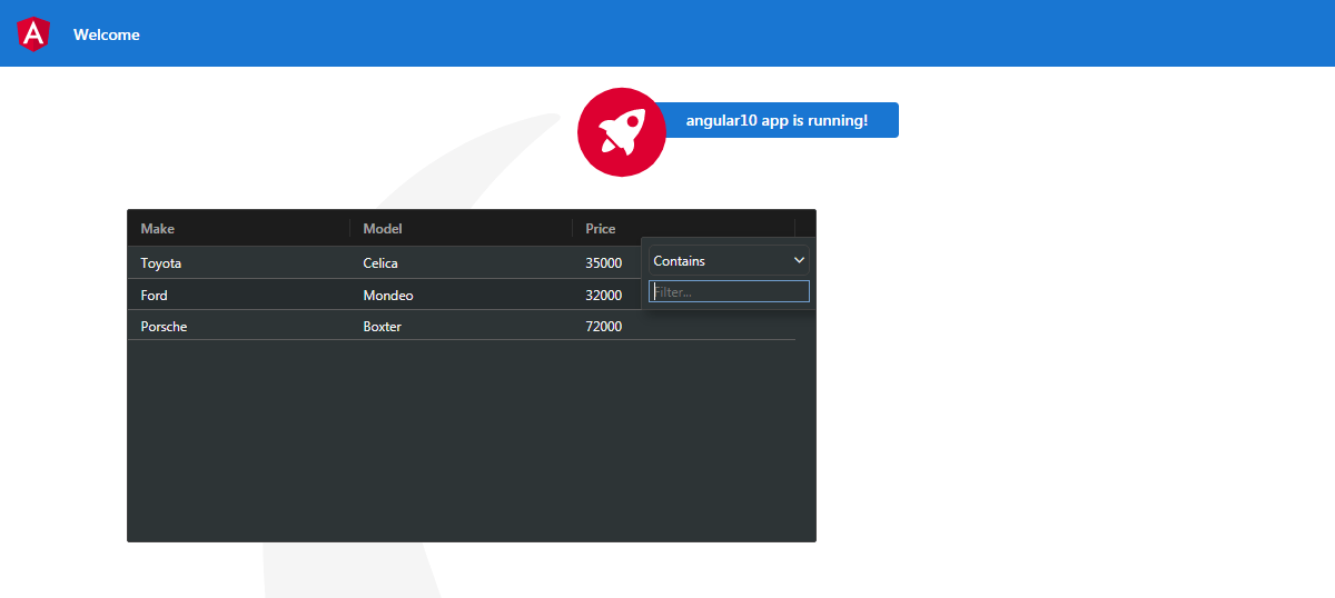 Angular 9/10 Aggrid Working Example therichpost