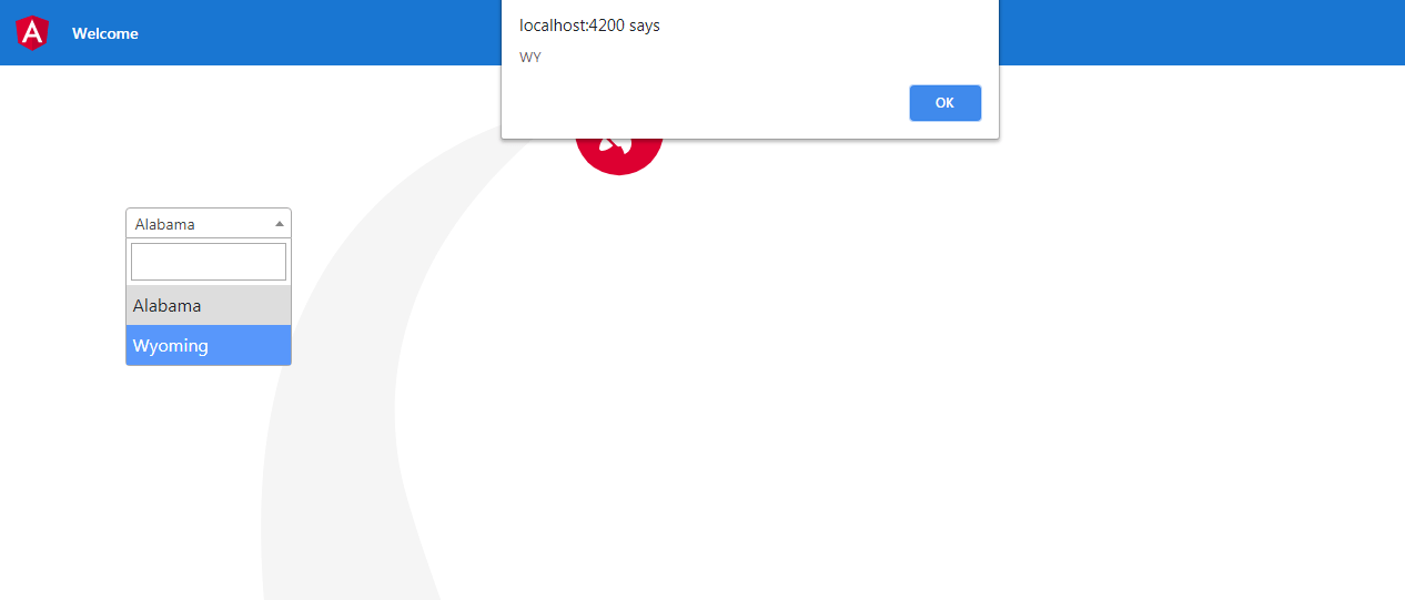 Angular 9/10 select2 get value onchange event therichpost