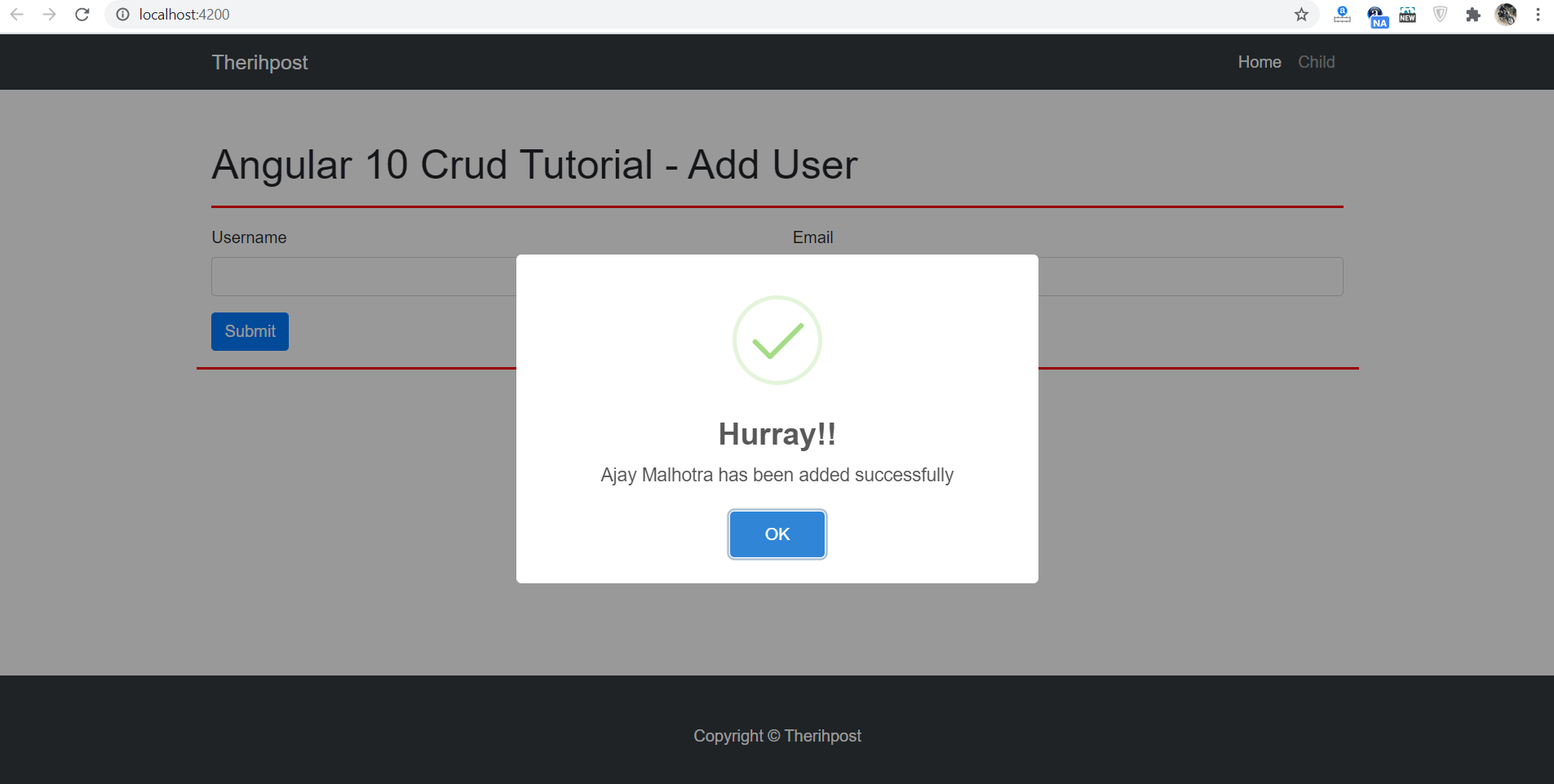 Open Bootstrap Modal Popup on Angular Google Maps Marker Click