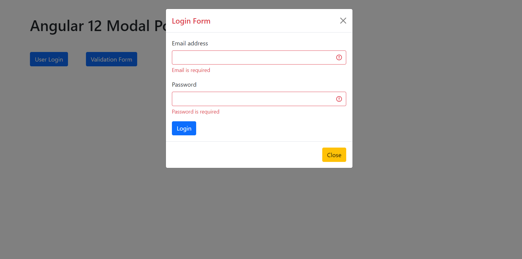 angular pop up form Wkcn