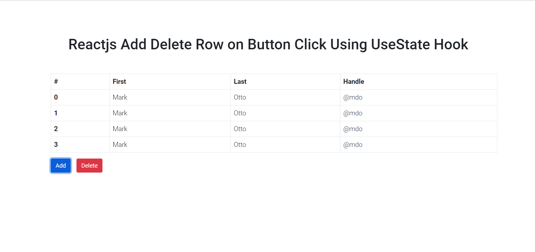 34 Add New Row On Button Click Using Javascript Modern Javascript Blog