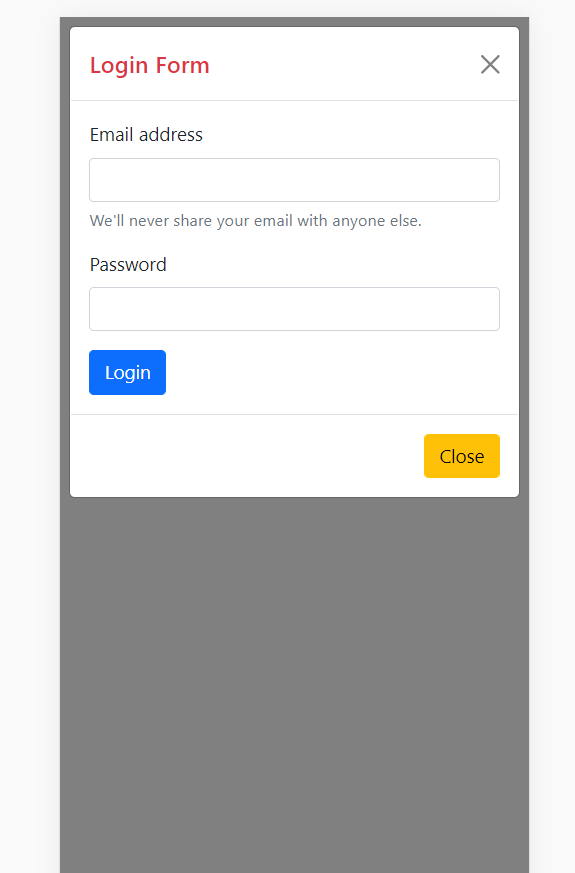 Reactjs 18.2 Bootstrap 5 Modal Popup Form Therichpost