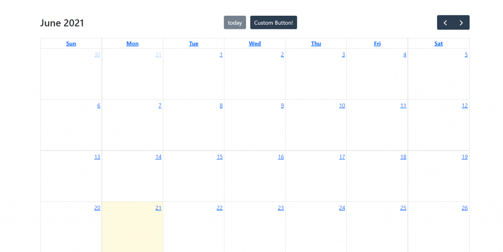 Construir sobre ganho ao longo fullcalendar render Poder Derrotado Menos