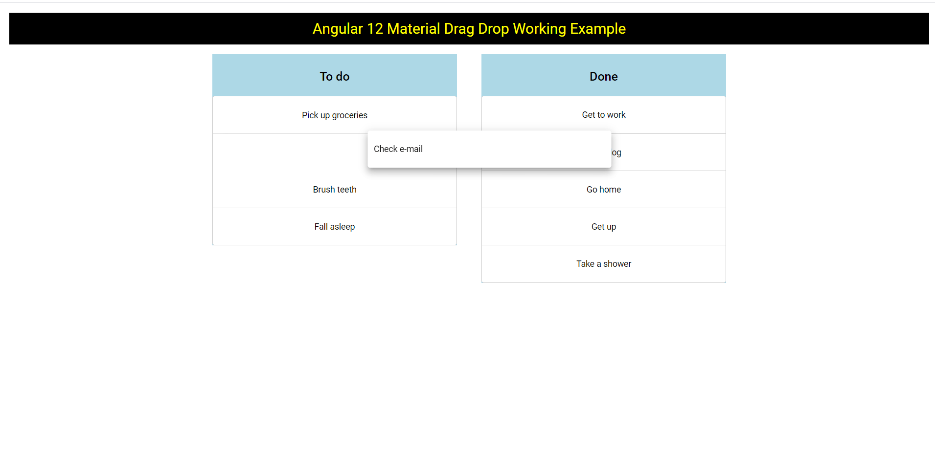 Angular 11 Angular Material Data table with Dynamic Data Therichpost