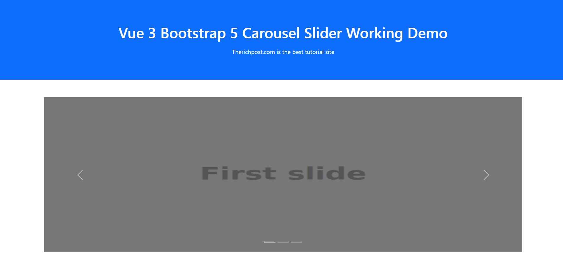 Laravel Vuejs template Best Practices Part 2 Therichpost