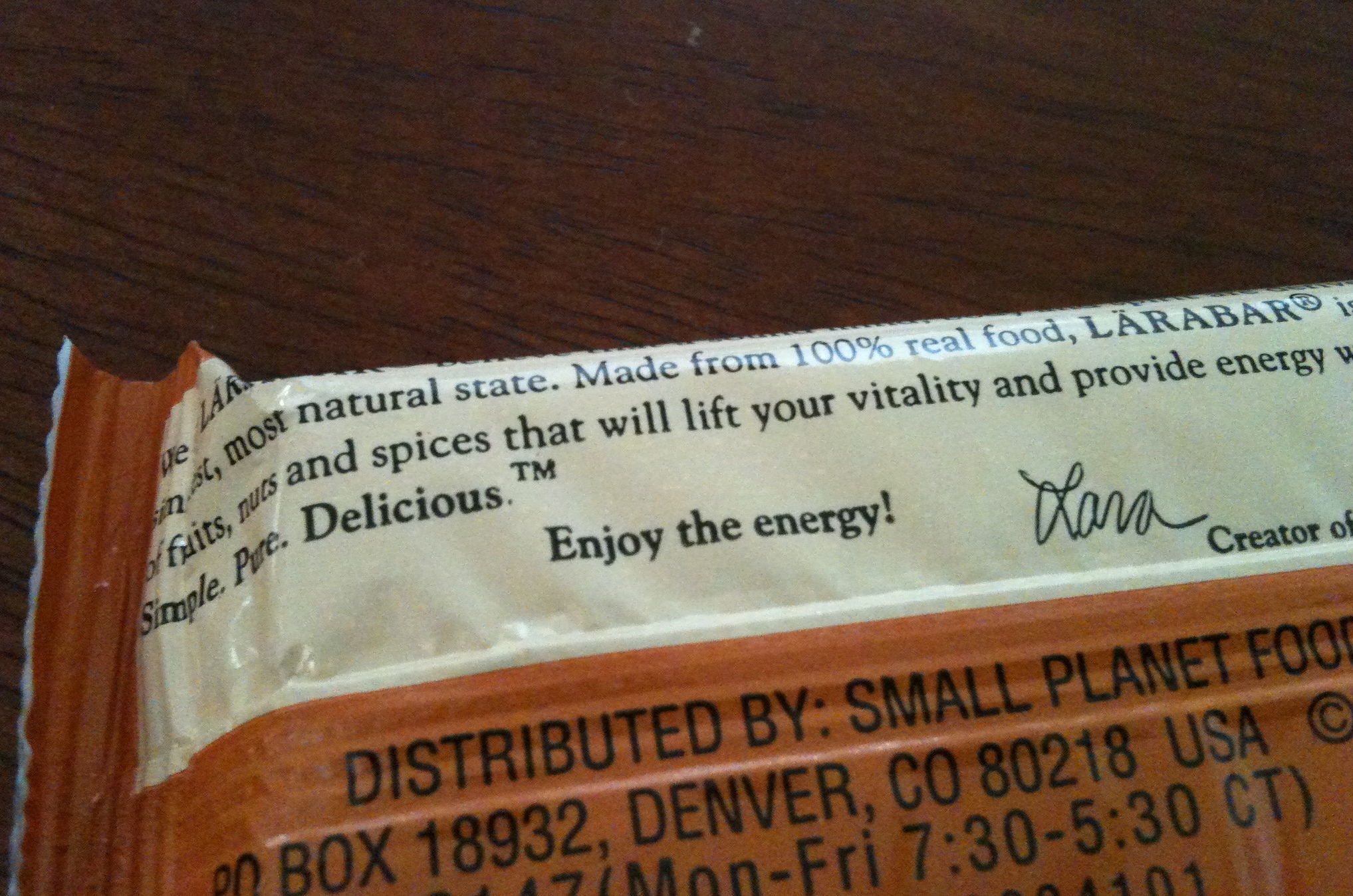 Lara Bars The Rich Vegetarian