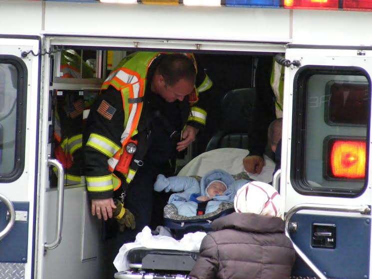 Infant and mother shaken up in Ridgewood accident