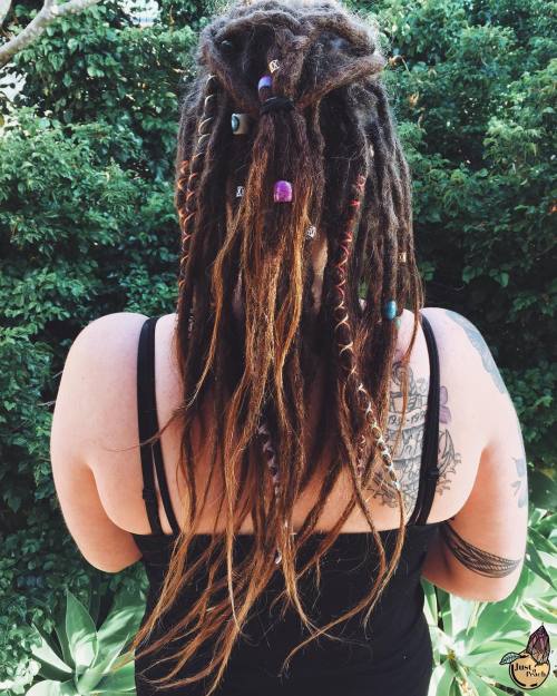 Dreadlocks Half Updo