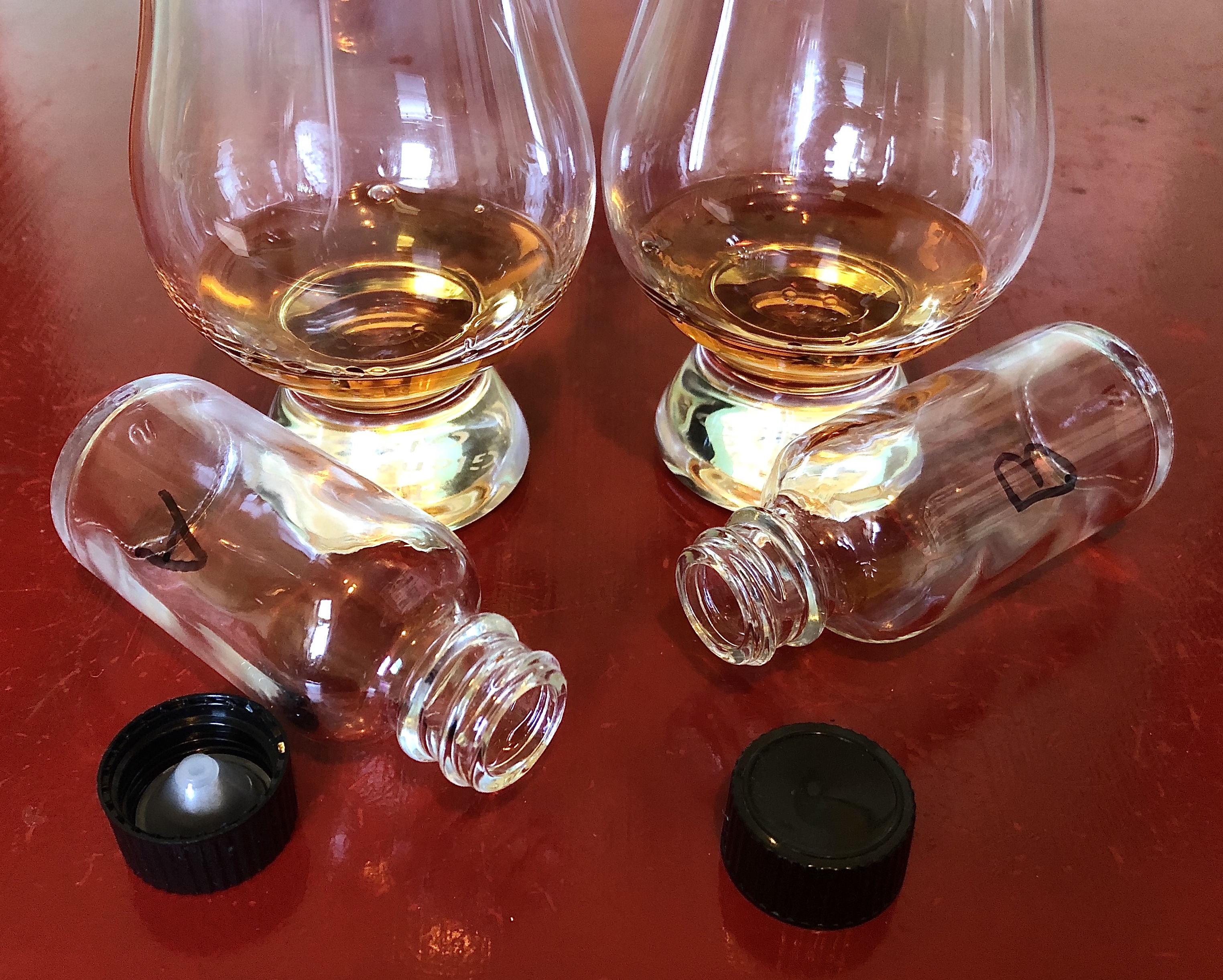 Comparison Mystery Samples…! The Right Spirit