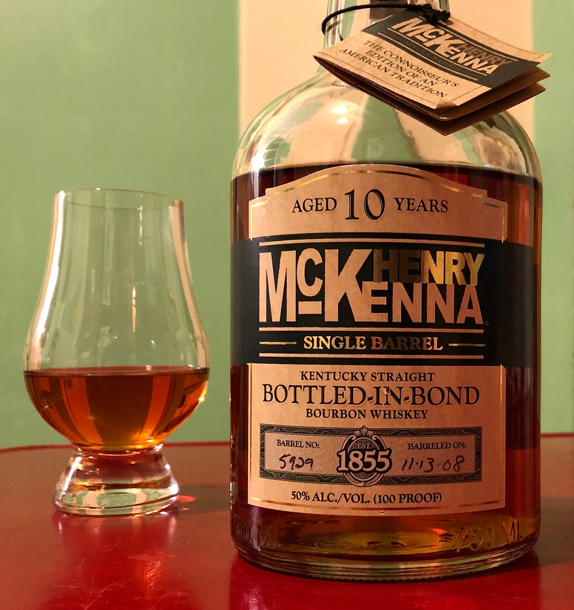 Henry McKenna 10 Year Single Barrel Bottled in Bond The Right Spirit