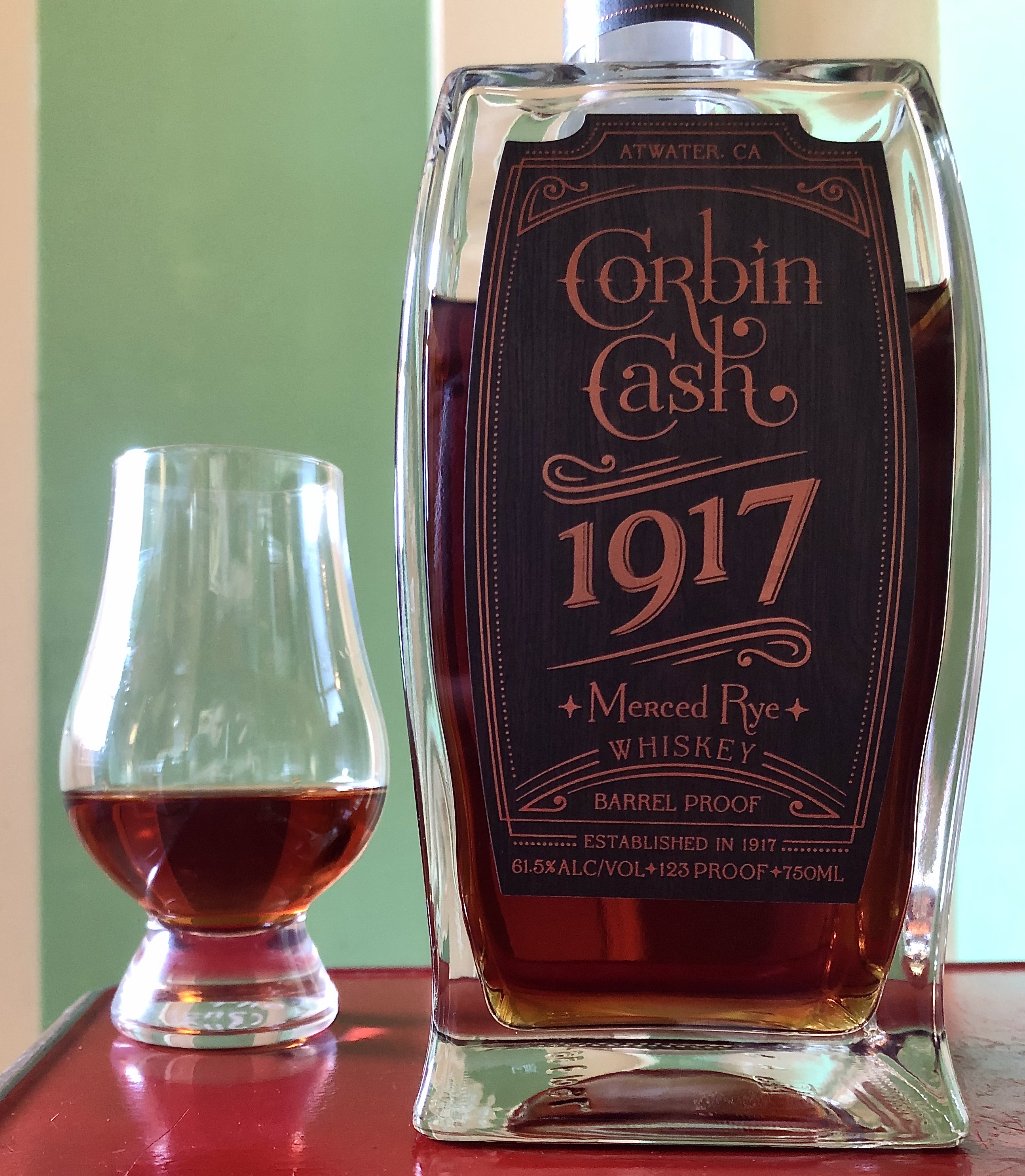 Corbin Cash 1917 Merced Rye The Right Spirit