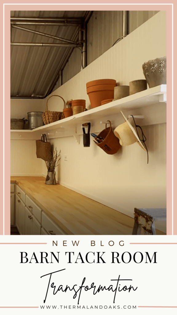 DIY Barn Tack Room Thermaland Oaks