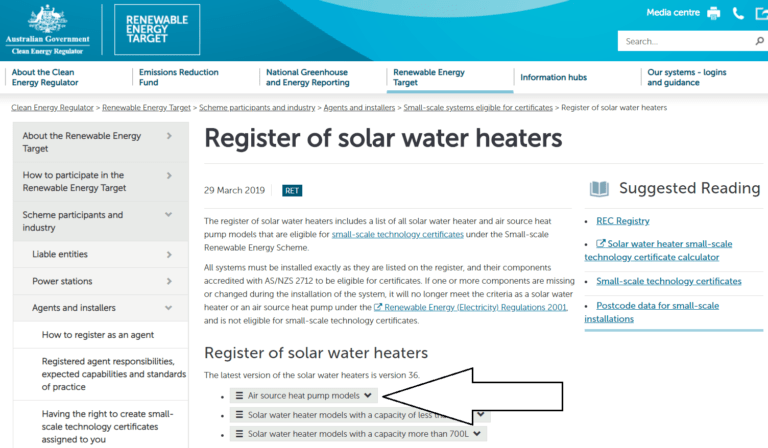 How do I confirm the efficiency claims of the ARK2X0 Heat Pump Hot