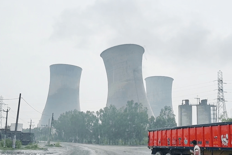Three cooling towers of Panipat Thermal Power Station demolished