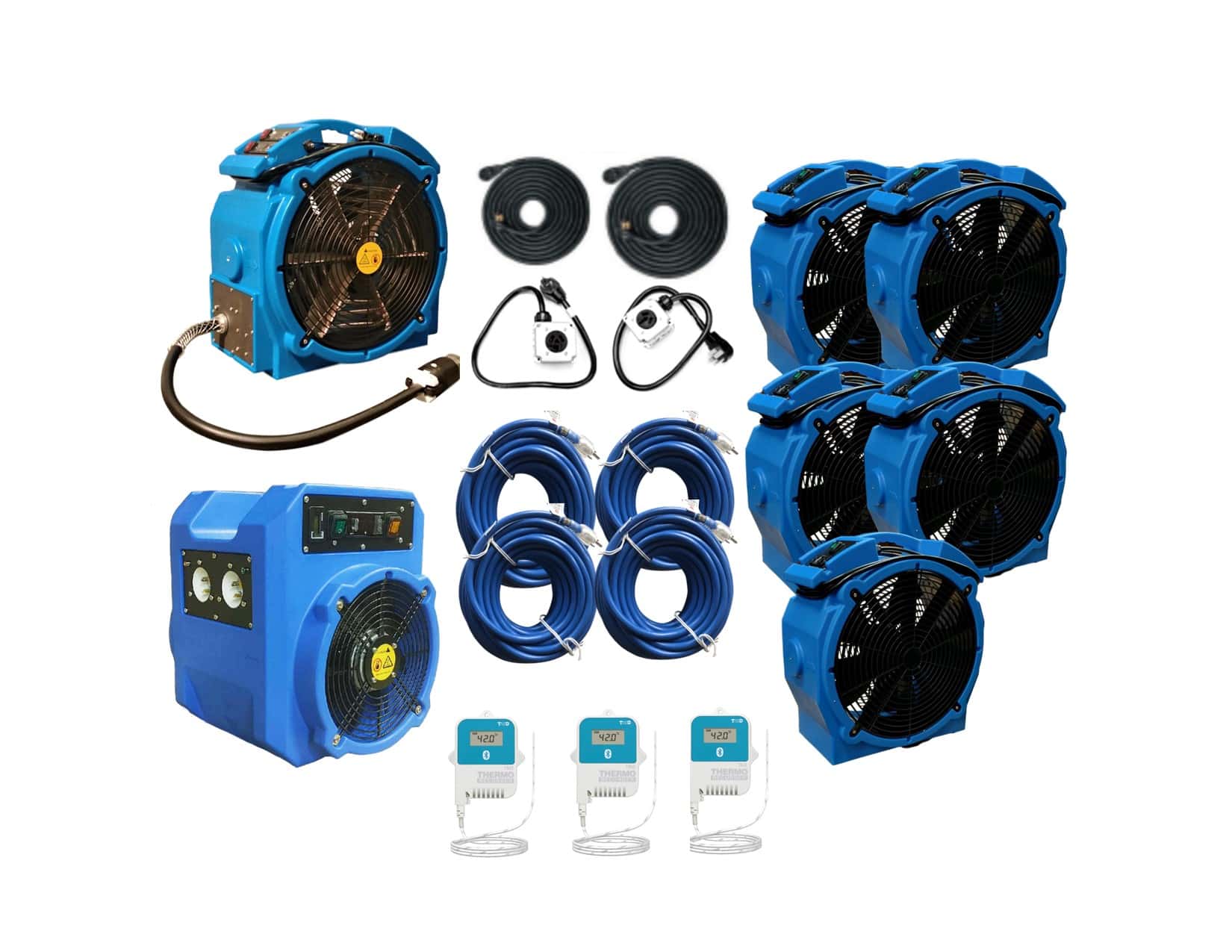 1000 Sq. Ft. Electric Bed Bug Heater Package Thermal Flow Technologies