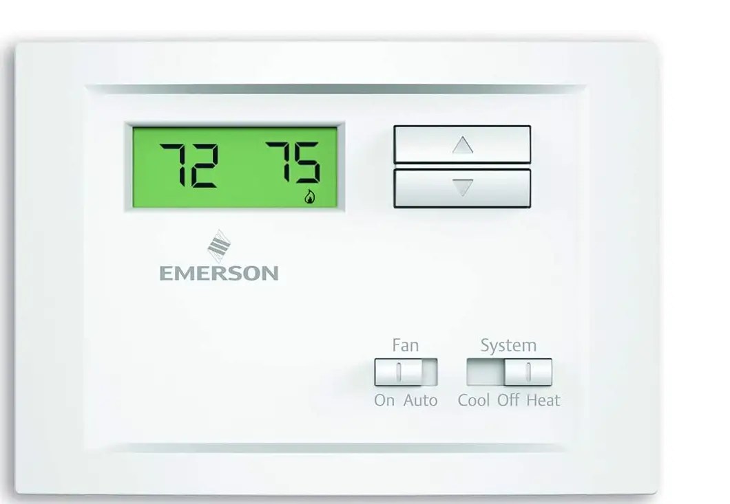 EMERSON WhiteRodgers NP110 NonProgrammable Thermostat Instruction