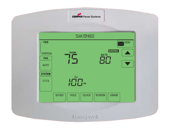 Honeywell Home UTILITY PRO Touchscreen Programmable Demand Control