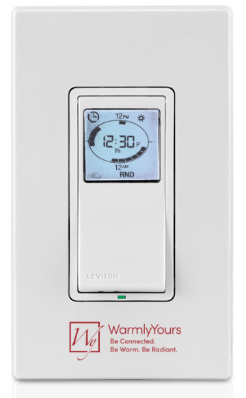 WarmlyYours Hardwired Programmable Timer Operation Manuals - thermostat
