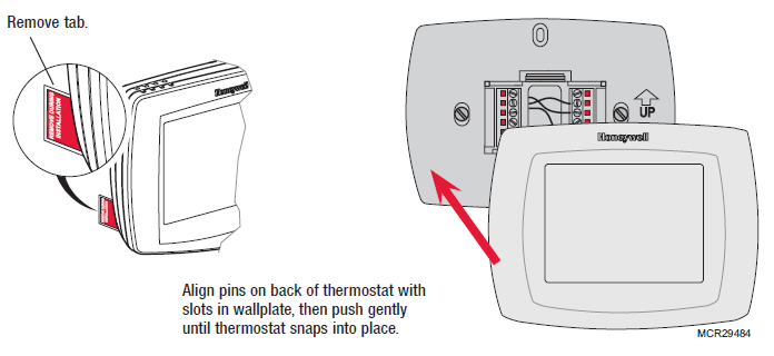 Honeywell TH8000 TouchScreen Programmable Thermostat Installation Guide