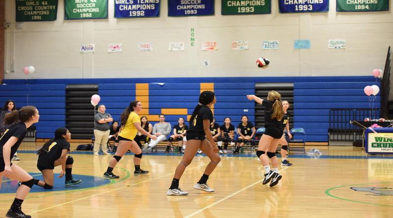Volleyball suffers defeat from rival Churchill The Tide