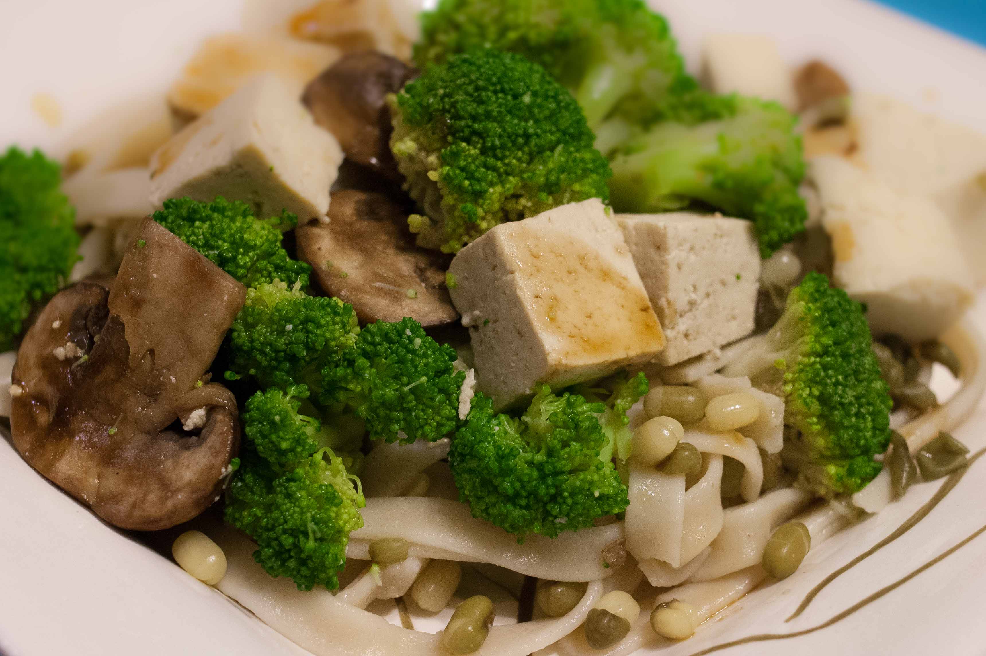 Coconut Aminos + Sprouted Mung Beans Stirfry