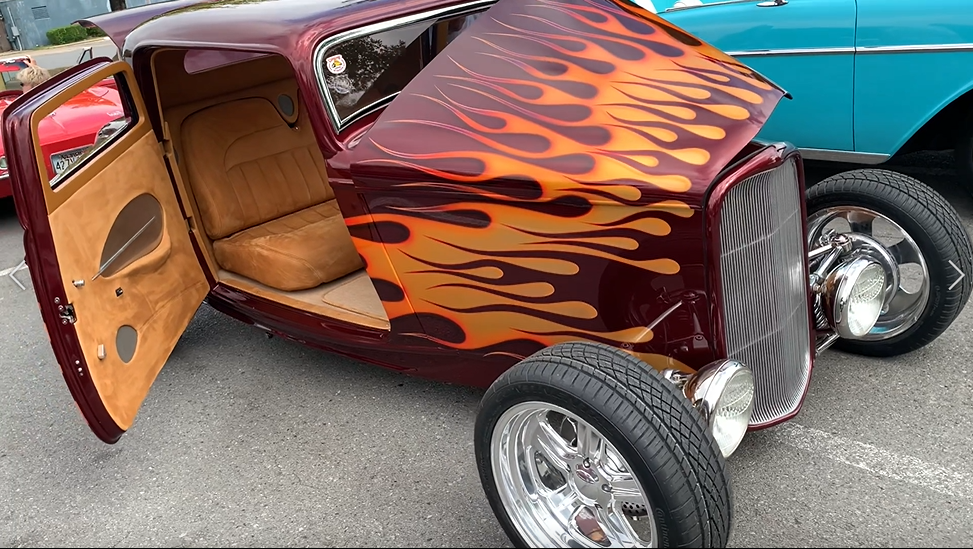 Flamed hot rod a treasure at Arkansas State Police car show The Road